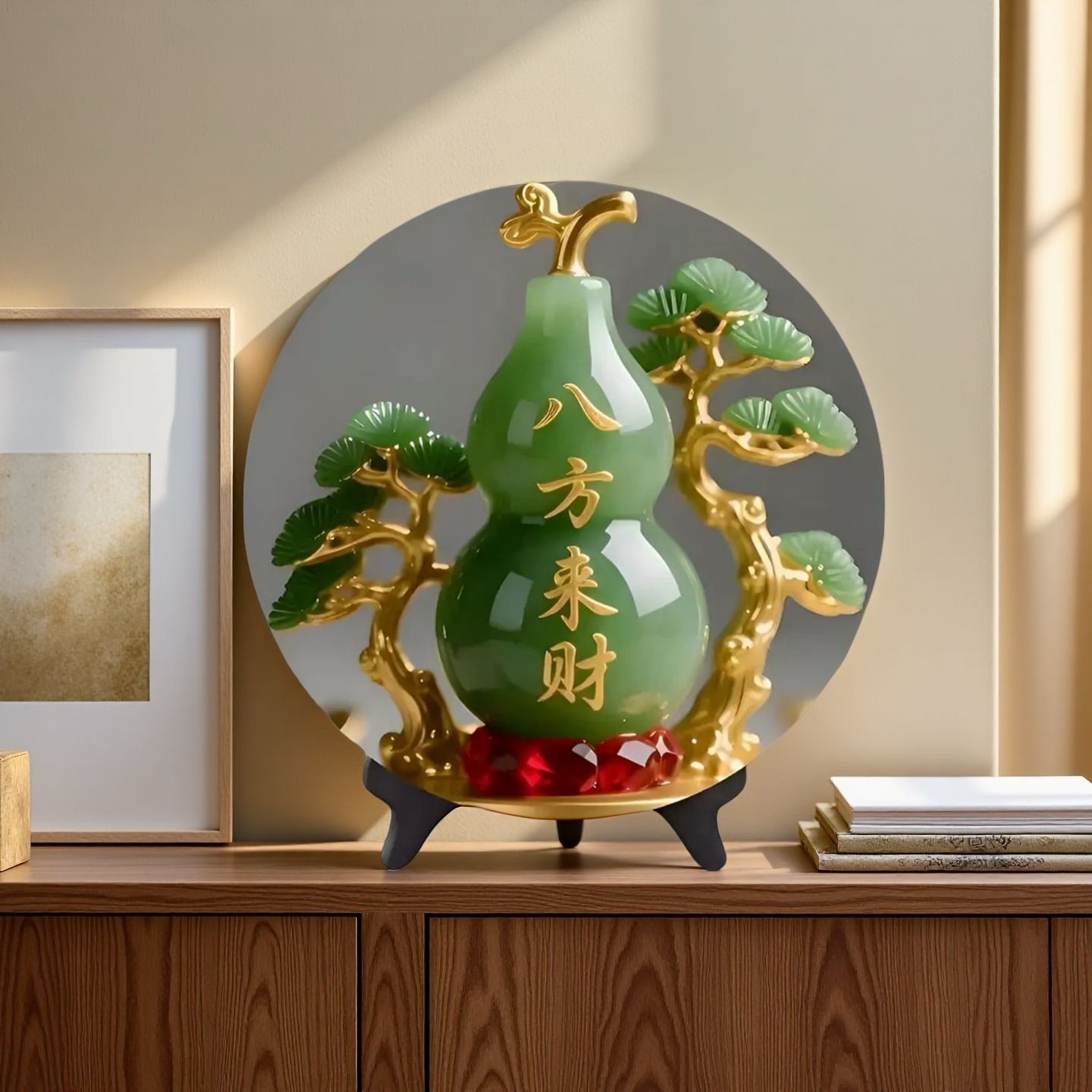 Natural Jade Gourd Figurine Ho - огляд і ціна Vintage Collectible Furniture
