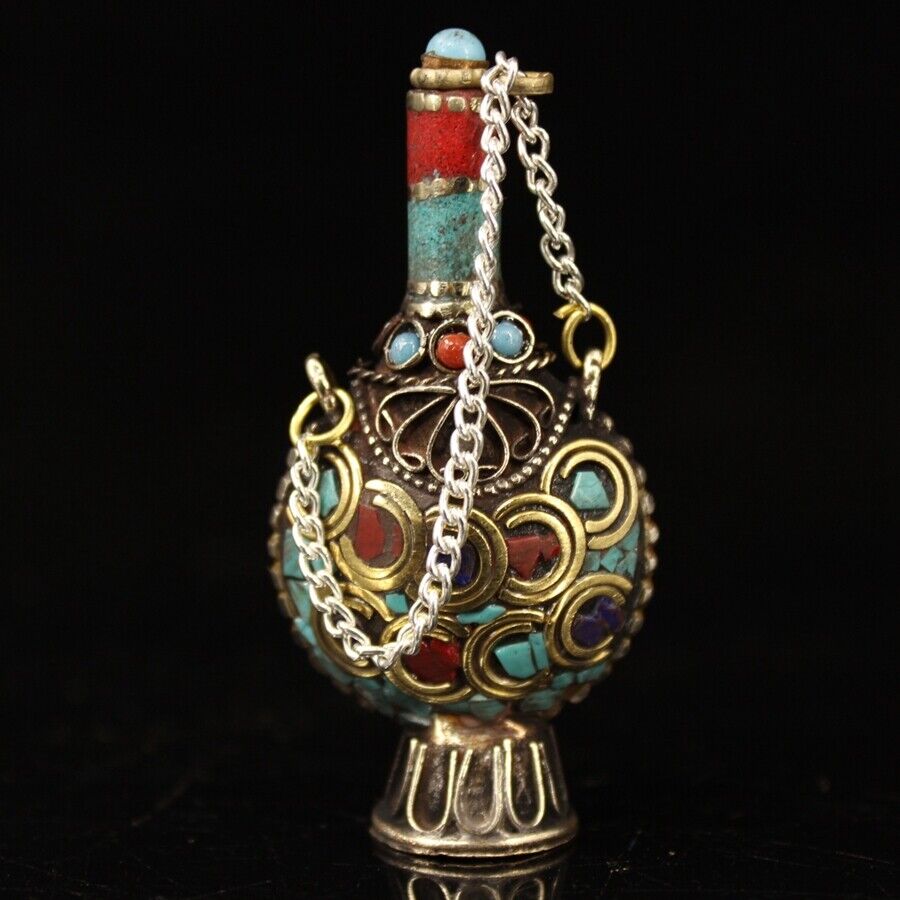 Collection Chinese brass inlai - огляд і ціна Vintage Collectible Bottles