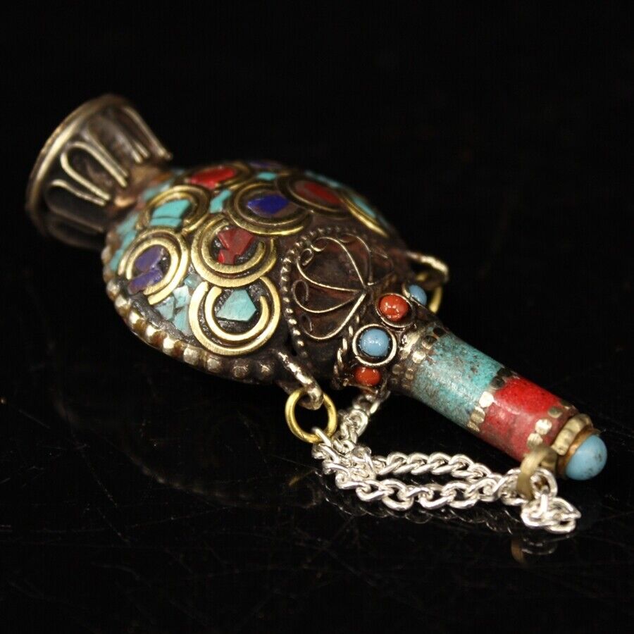 Collection Chinese brass inlai - огляд і ціна Vintage Collectible Bottles