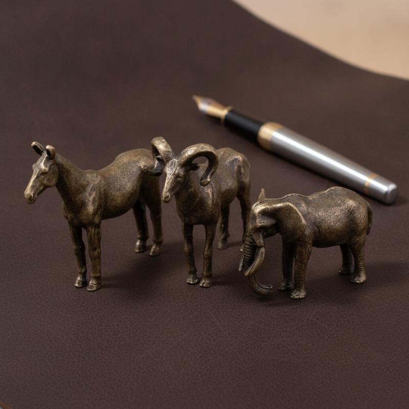 Solid Brass Animal Figurines H - огляд і ціна Vintage Collectibles Store