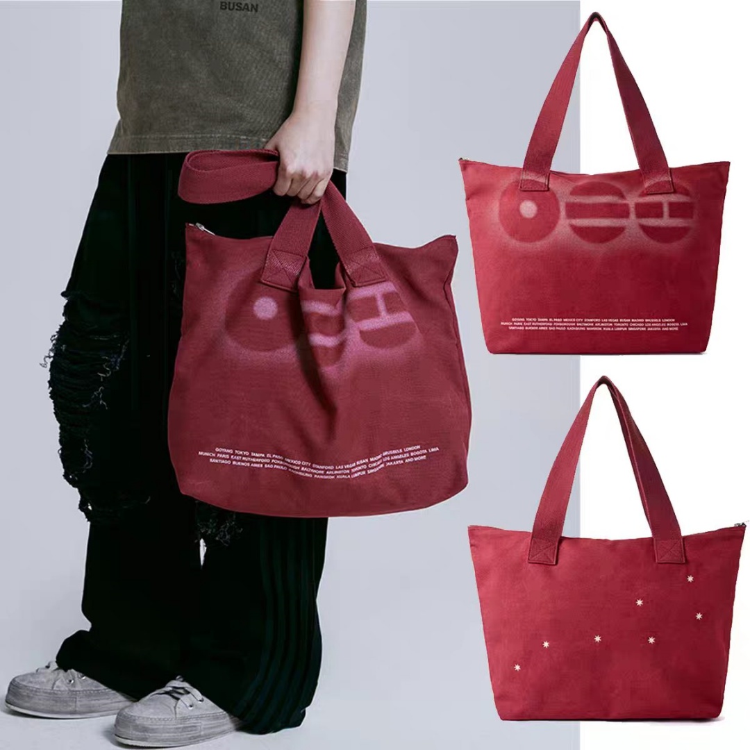 Hot Vintage Printed Red Canvas - огляд і ціна Vintage Collectible Shop