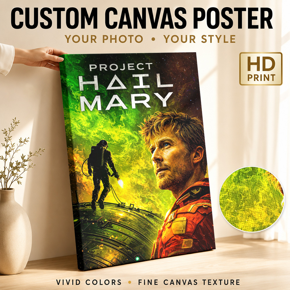 Project Hail Mary Movie Canvas - огляд і ціна Vintage Collectible Posters