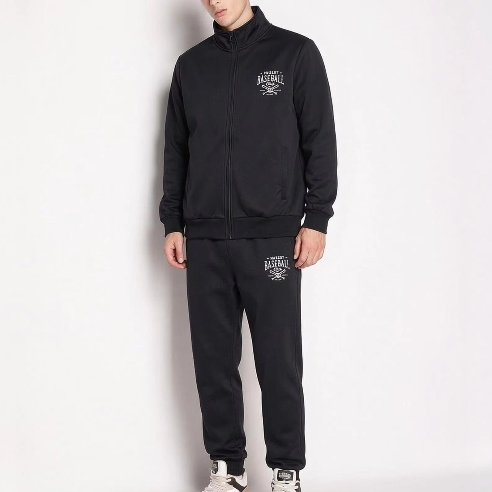 Men 2‑Piece Tracksuit Zip Up S - огляд і ціна Vintage Zipper