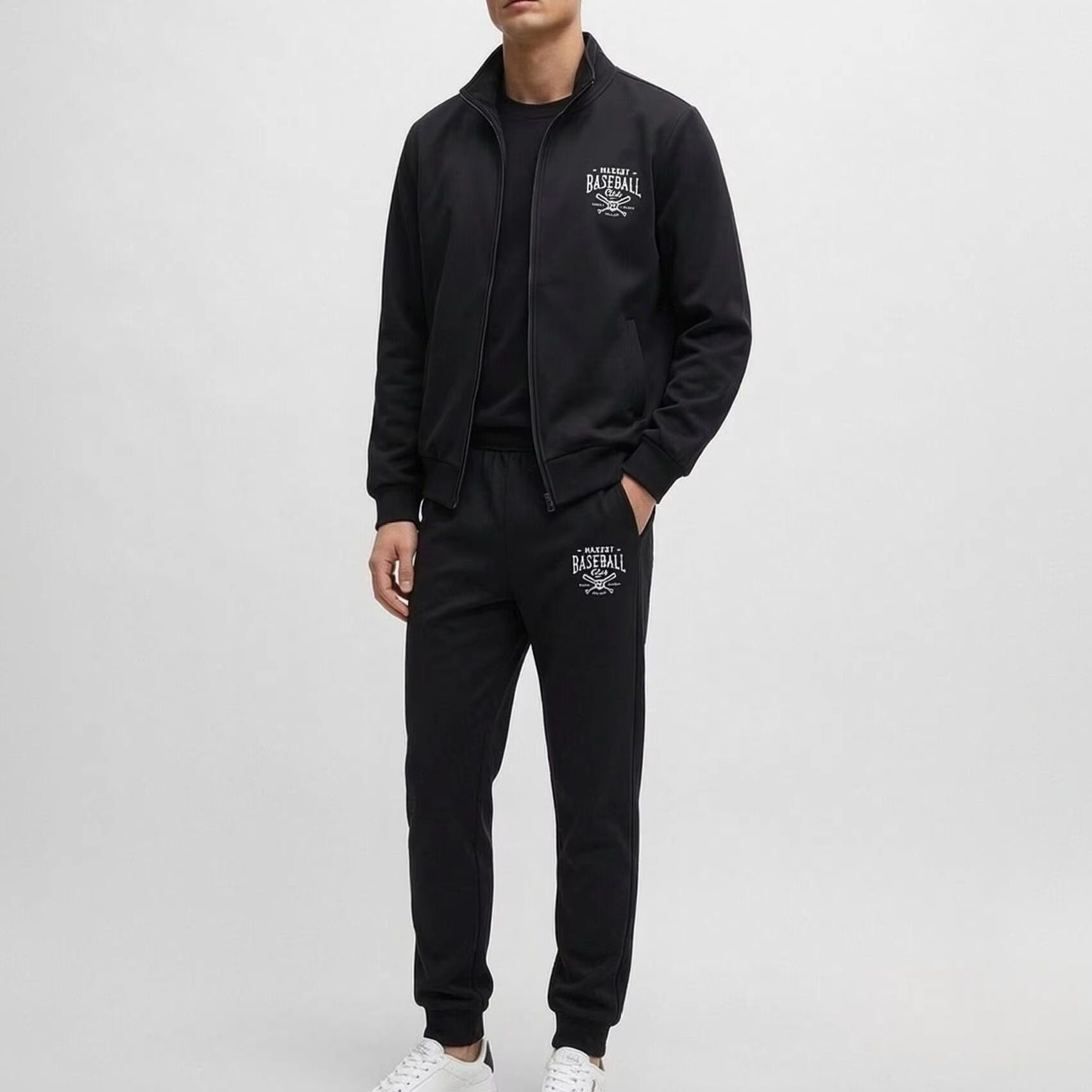 Men 2‑Piece Tracksuit Zip Up S - огляд і ціна Vintage Zipper