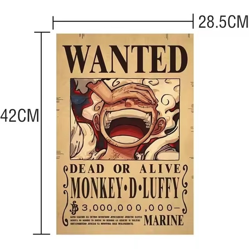 Anime One Piece Bounty Wanted  - огляд і ціна Vintage Collectible Posters
