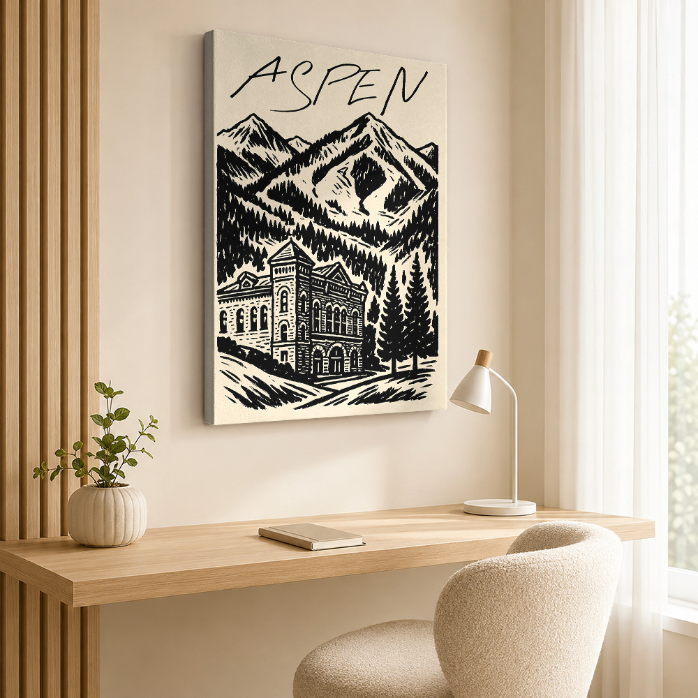 Aspen Vintage Ski Canvas Print - огляд і ціна Vintage Collectible Posters