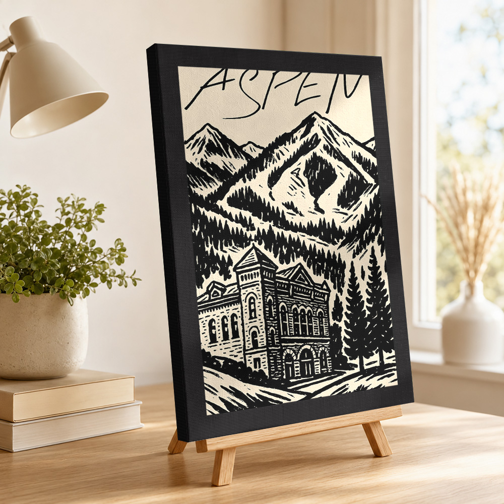 Aspen Vintage Ski Canvas Print - огляд і ціна Vintage Collectible Posters