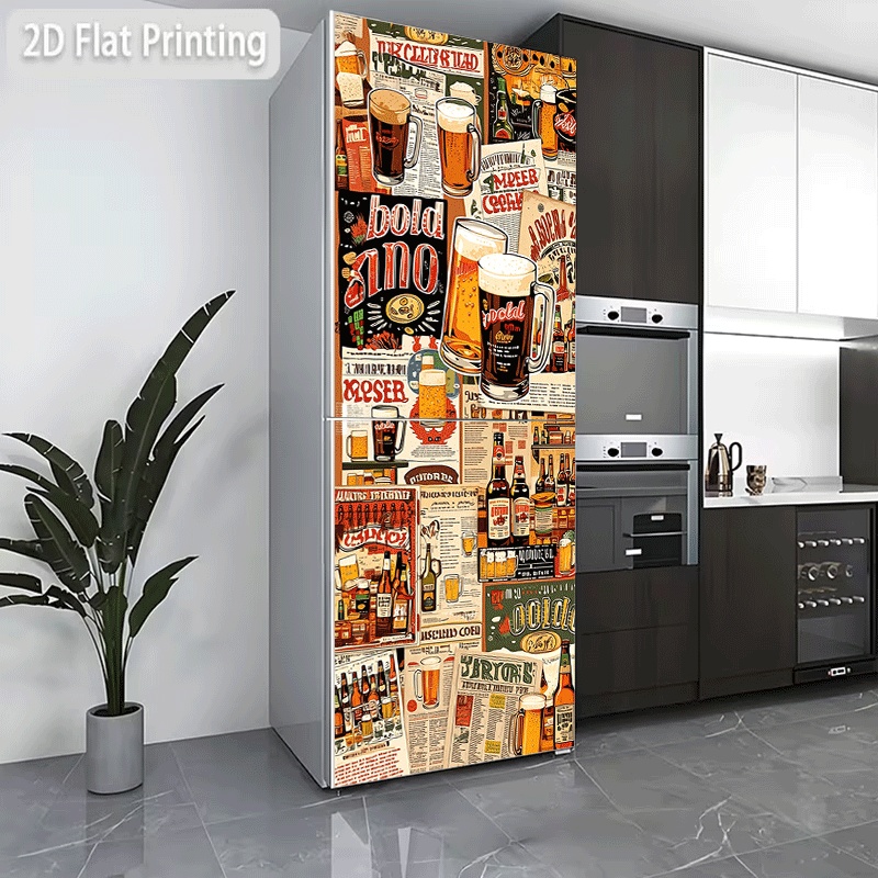 Refrigerator Sticker  Refriger - огляд і ціна Vintage Collectible Posters