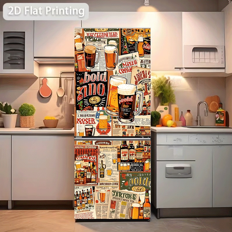 Refrigerator Sticker  Refriger - огляд і ціна Vintage Collectible Posters