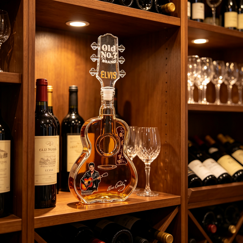 Elvis Guitar Whiskey Decanter  - огляд і ціна Vintage Collectible Bottles