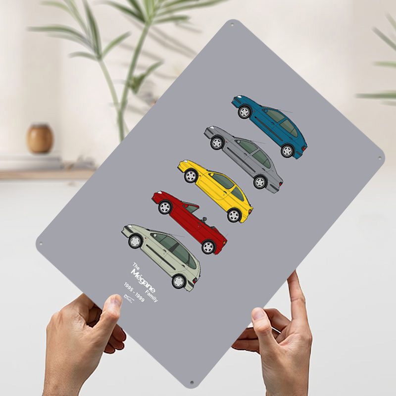 Sports Car Megane Collection 1 - огляд і ціна Vintage Collectible Posters