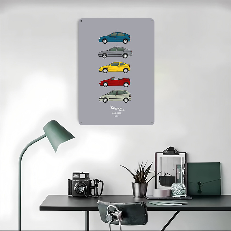 Sports Car Megane Collection 1 - огляд і ціна Vintage Collectible Posters