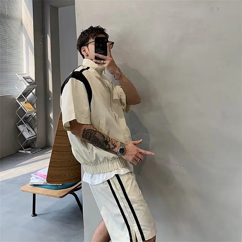Men Color‑Block Tracksuit Summ - огляд і ціна Vintage Zipper