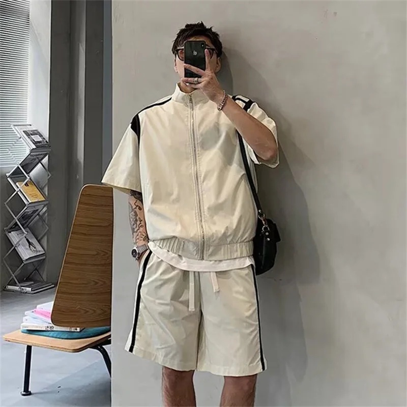 Men Color‑Block Tracksuit Summ - огляд і ціна Vintage Zipper